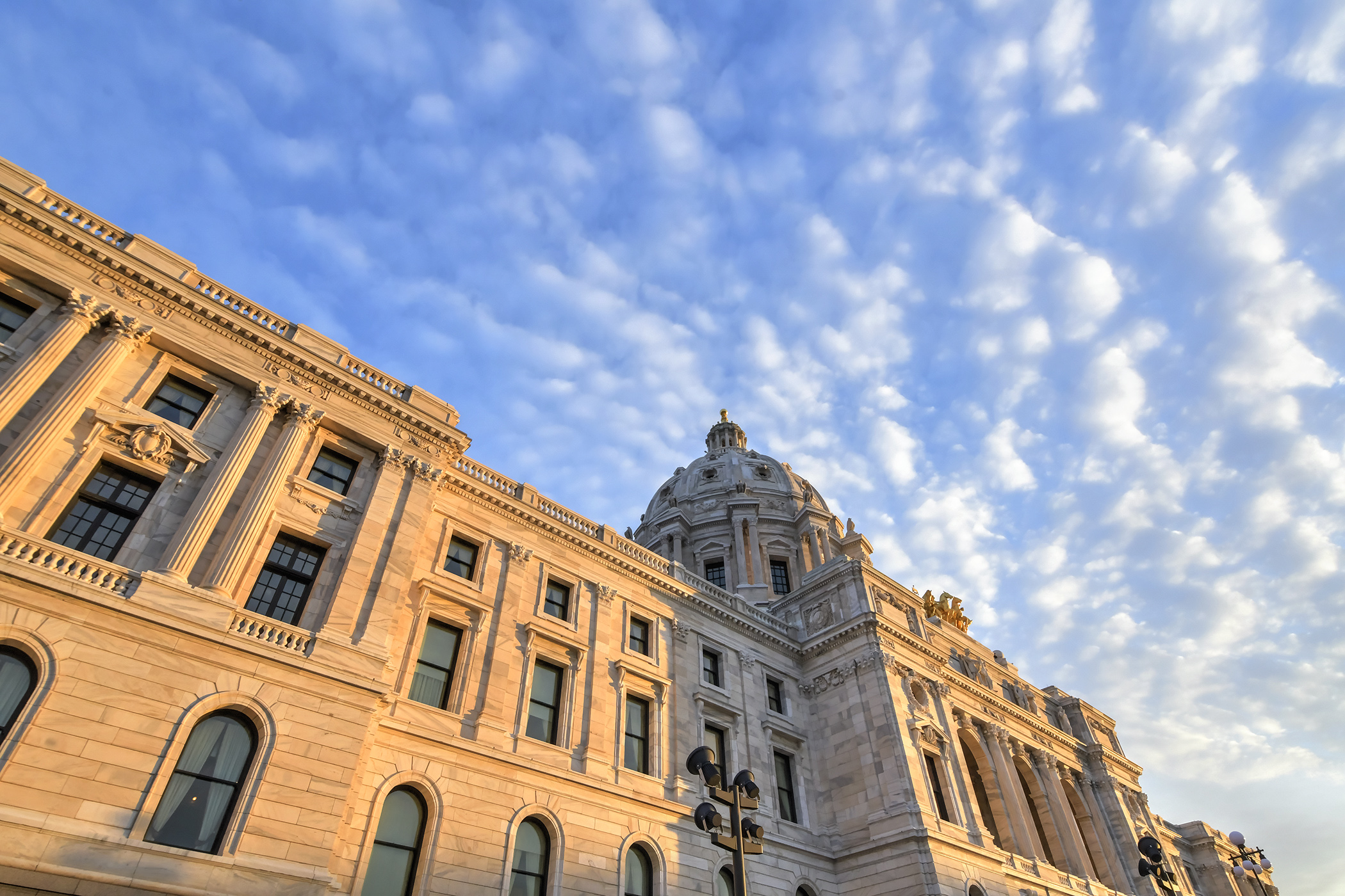 The State Capitol in St. Paul, pictured earlier this month. Photo by Andrew VonBank